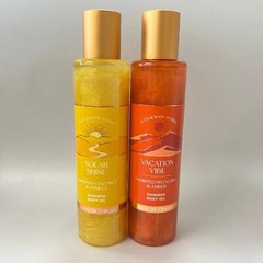 Bath & Body Works Vacation Vibe & Solar Shine Shimmer Body Oil 2 Pack