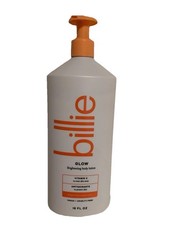 Billie Glow Brightening Body Lotion Women Citrus Woods Scent New