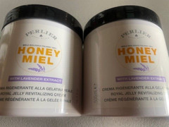 Two X New Perlier 16.9 Ounce Honey Miel with Lavender Extract Body Creams