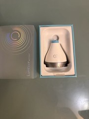Lumispa Accent Electric Facial Brush Waterproof Rechargeable White/Blue w/ Box