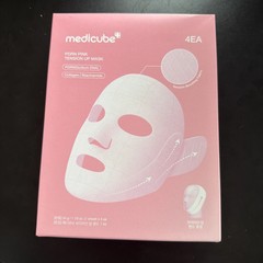 Medicube PDRN Pink Tension Up Mask Set | 34g/ea | V-Line Band | 4ct | NIB