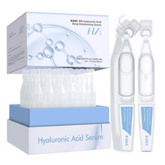 30PCS 5% Hyaluronic Acid Serum Vials – Moisturizing, Firming, Single-Use Tubes