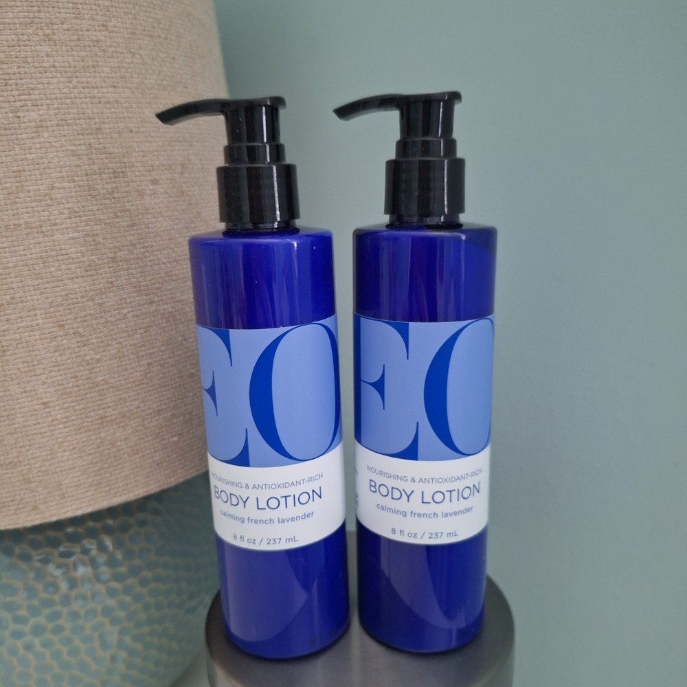 Lot of 2 EO Body Lotion Calming French Lavender 8 Fl Oz Each