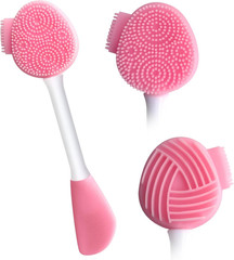 MUIIGOOD Silicone Face Scrubber Face Mask Brush Exfoliating Lip Cleansing Facial