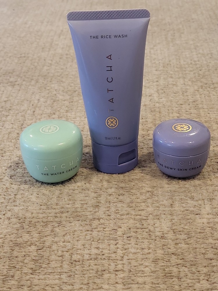 Tatcha The Rice Wash Dewy Skin Cream And Water Cream Travel Trio