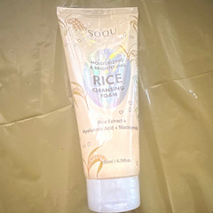 SOQU Rice Cleansing Foam Moisturizing Brightening w/ Niacinamide 200ml