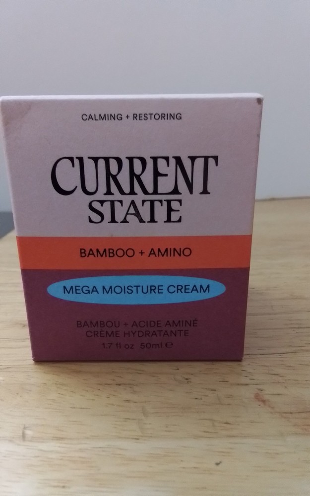 Current State Bamboo + Amino – Mega Moisture Cream – 1.7 Fl Oz – Expires 8-2027