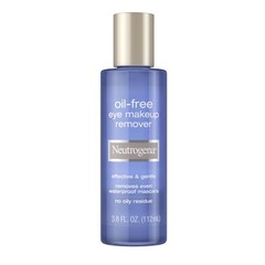 Neutrogena Gentle Oil-Free Eye Makeup Remover & 3.8 Fl Oz (Pack of 1), GRAY