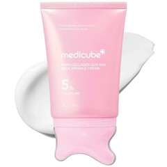 Medicube PDRN Collagen Gua Sha Neck Wrinkle Cream | Built-In Gua Sha Massager wi