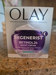Olay Regenerist Retinol 24 Night Moisturizing Cream Full Sz 1.7oz New In Box