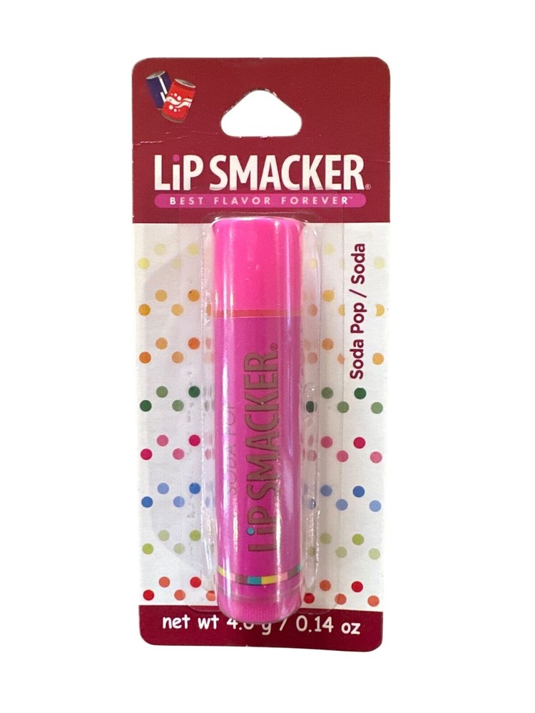 Lip Smacker SODA POP Flavored Collectible Lip Balm Pink Yellow Discontinued
