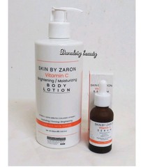 Skin by Zaron Vitamin C Brightening Body Lotion + Vitamin C Serum (2Pcs)
