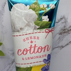 Bath & Body Works Sheer Cotton & Lemonade Ultra Shea Body Cream 8 Oz Signature