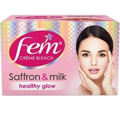 Fem Cream Bleach (Saffron & Milk)- 40gm (Pack of 2)