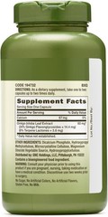 GNC Herbal Plus Ginkgo Biloba 60mg Supplement Vegetarian Mental Sharp 300pcs NEW