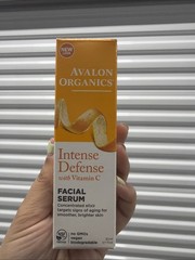 1 Box 🧡 Avalon Organics Intense Defense with Vitamin C Facial Serum 1oz Each