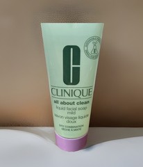 CLINIQUE All About Clean Liquid Facial Soap MILD Dry Combination 2.5 oz Tube NEW
