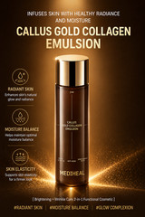 MEDIHEAL Callus Gold Collagen Skin Care Set – Toner, Emulsion, Cream & Sheet Mas