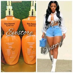 Gluta Diamond VIP 3x Whitenizer CARROT BODY LOTION Spf50 effective 👌