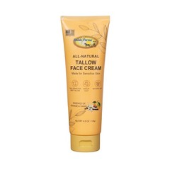 Amish Farms Grass Fed Beef Tallow Face 4.5 Ounce (Pack of 1), Yellow