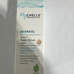 MyChelle Dermaceuticals Hydrate 3-in-1 Serum Light SPF 30 Zinc Oxide HA