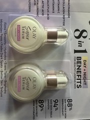 NEW Olay Super Serum Day + Night 8-in-1 2 x 25mL (50mL Total) Niacinamide Duo