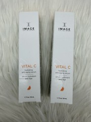 2X IMAGE Skincare VITAL C – Hyaluronic Acid Vitamin C 1.7oz Anti-Aging Serum NIB