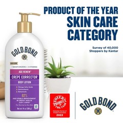 Gold Bond Age Renew Crepe Corrector Body Lotion, 14 Fl Oz (Pack of 1), White
