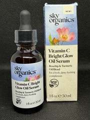 Sky Organics Vitamin C Bright Glow Oil Serum 1oz Organic Face Oil New Ships Free