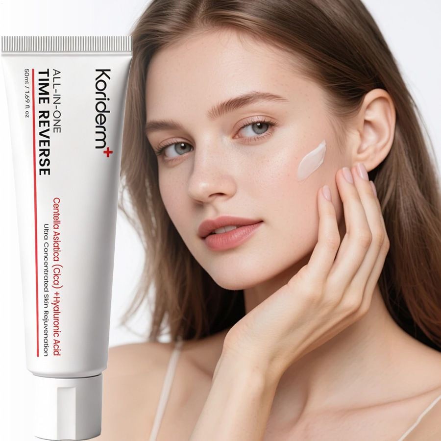 Koriderm Time Reverse Cream, Koriderm Cream Skin Face for All for Types-50ml