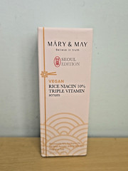 [MARY & MAY] Rice Niacin 10% Triple Vitamin Serum 80mL (Seoul Edition)