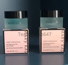 Mary Kay Indulge Soothing Eye Gel 0.4 Oz. TWO ((2)) ITEM. NEW..!