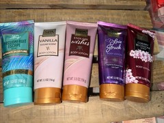 Lot 5- Spa Luxury Combo Body Lotion 5.5 oz Vanilla Cherry Love Struck New