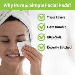Forpro Professional Collection Forpro Premium Pure Simple Xl Facial Pads