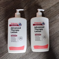2 Walgreens Advanced Therapy Lotion 24fl ozs fragrance free