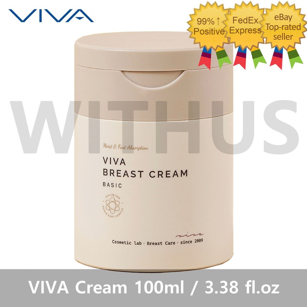 VIVA Breast Cream 100ml/3.38 fl.oz Breast Volume Up Cream For All Skin Type_