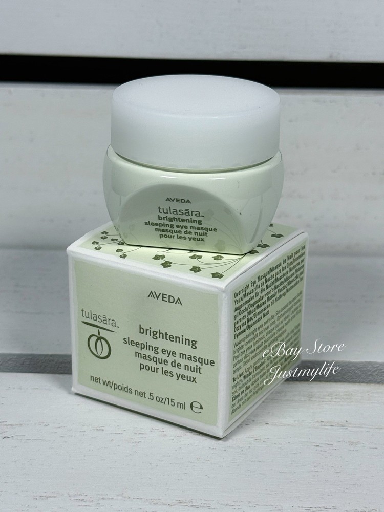 Aveda Tulasara Brightening Sleeping Eye Masque, Full Size 15mL /0.5oz, New Boxed