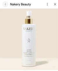 Nakery Beauty Lift-TOX SkinFirm Firming Body Lifting Treatment 250 mL/8.45 fl oz