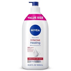 NIVEA Intense Healing Body Lotion Very Dry Itchy Skin 33.8 Fl Oz Pump