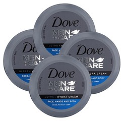 Dove Men Care Ultra Hydra Cream Face Hand Body 4 Pack
