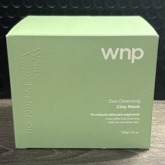 wnp Duo Cleansing Clay Mask White & Gray Clay 3.53oz Oil Control EXP 2027
