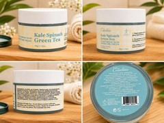 Colorchoice Kale Spinach Green Tea Hyaluronic Acid Moisture Cream 50g New