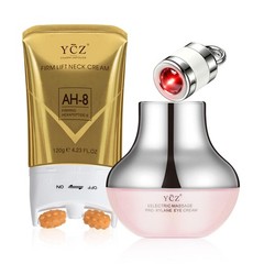 AH-8 Neck Firming Cream and Red-Glow Electric Eye Cream Set, 5.99 Fl Oz