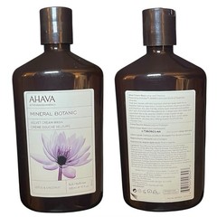 Ahava Mineral Botanic Velvet Cream Wash – Lotus & Chestnut 17.0oz – FROM ISRAEL