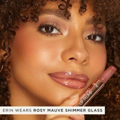 tarte maracuja juicy shimmer glass lip 0.1 Ounce (Pack of 1), rosy copper