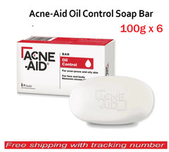 Acne-Aid Oil Control Soap Bar 6 x 100g Stiefel Face Body Oily Skin