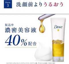 UNILEVER Dove Deep Pure Facial cleansing Wash foam Pore Care all skin 130g JPN