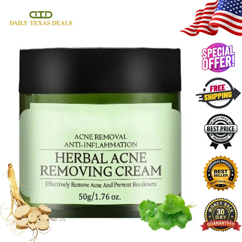 Natural Acne Removal Cream for Oily & Combination Skin | Clears Pimples & Pores