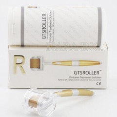 192 pins MTS Titanium Gold Derma Roller Skin Anti Aging Therapy Home Use Facial