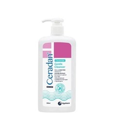 Ceradan Moisturizing Wash 280ml x2 Gentle Cleanser for Dry Sensitive Eczema Skin